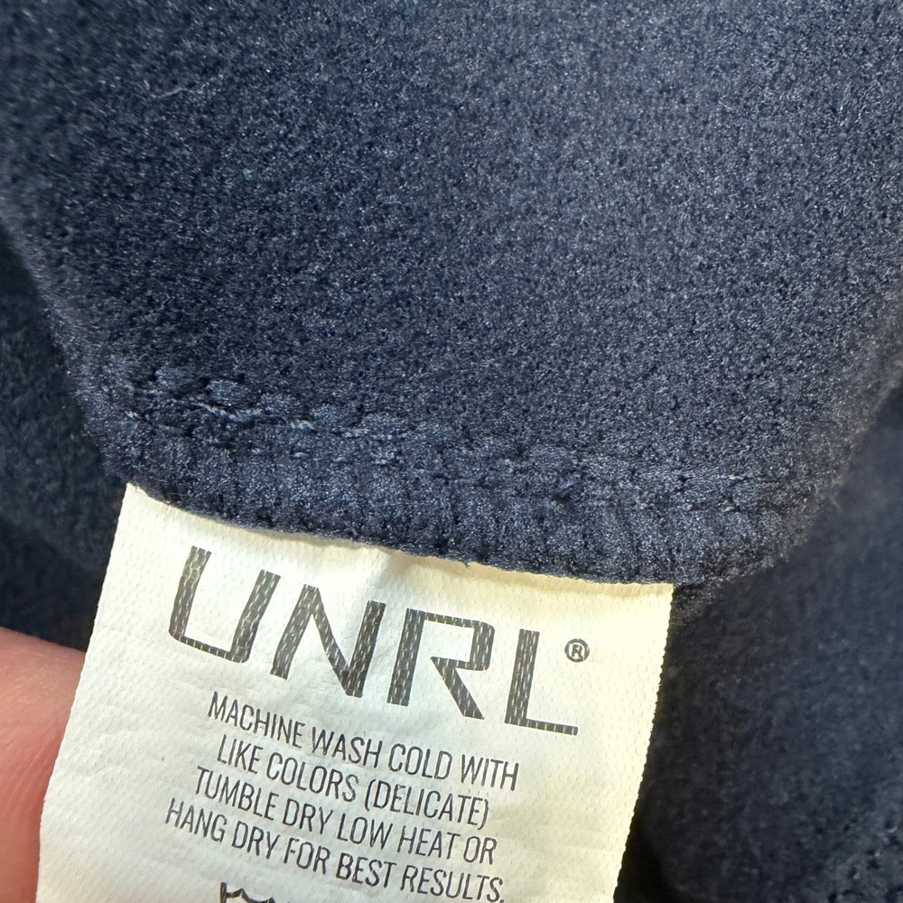 UNRL Performance 1/4 Zip Golf Pullover Shirt Mens XL Blue Athletic Active Casual - Picture 11 of 13
